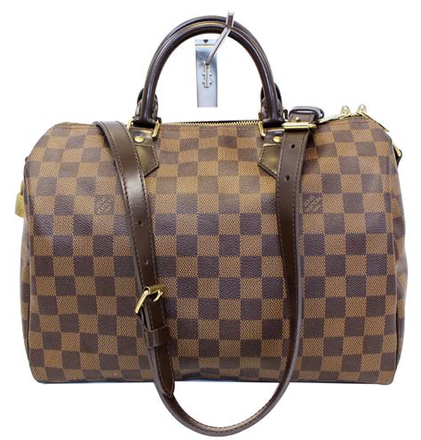 louis vuitton speedy 30 bandouliere damier ebene|louis vuitton speedy 30 monogram.